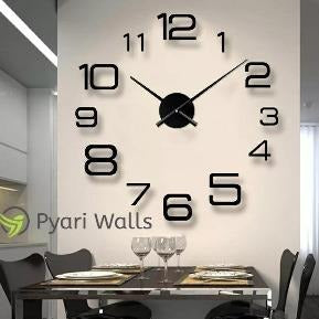 Acrlyic Wall Clock with 12 inch needles 