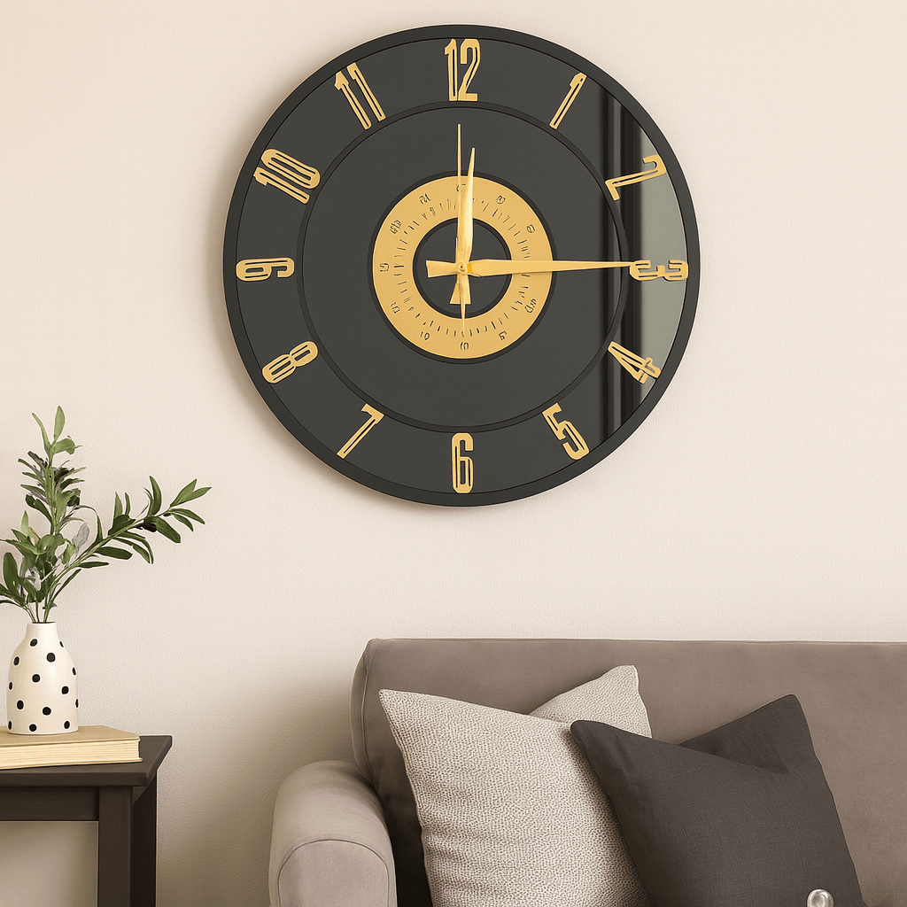 Eclipse 12-Modern and Sleek Wall clock for Home and Office