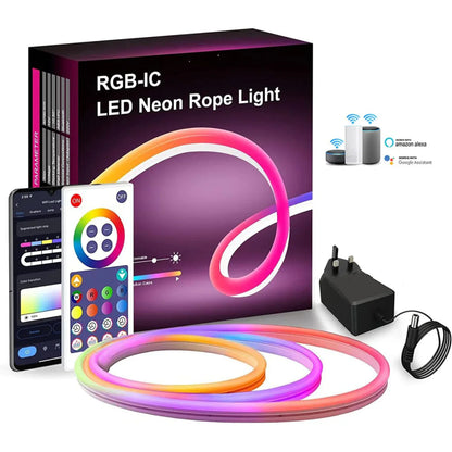 Remote control neon light strip